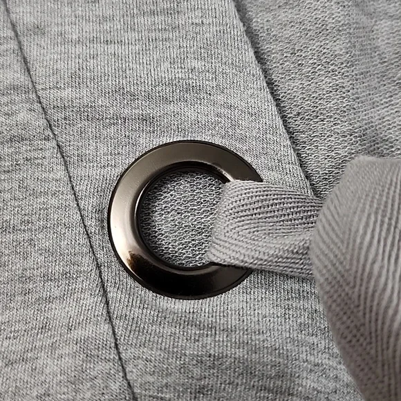 Cable & Gauge Women's Grey Pullover Hoodie Lace Up Neck Size XL - Picture 4 of 11